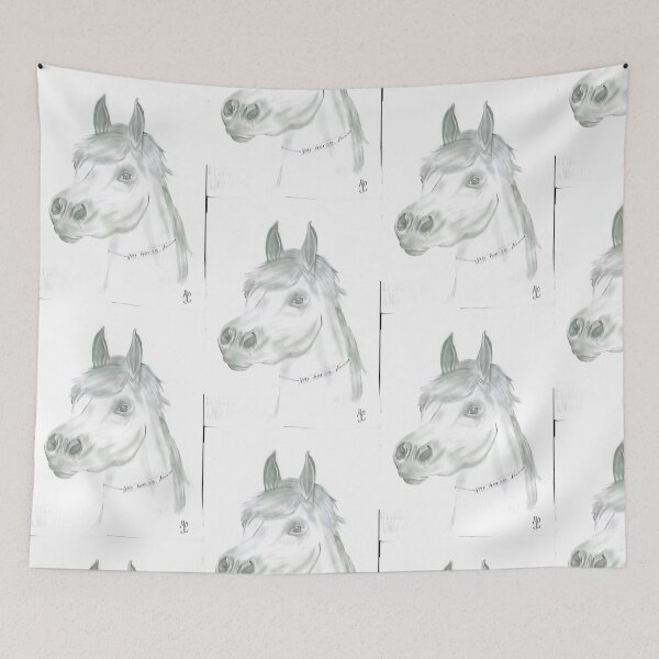 Item preview, My Horse – Ritratto Realistico a Matita designed and sold by DisegniPersonalizzati di irka87.