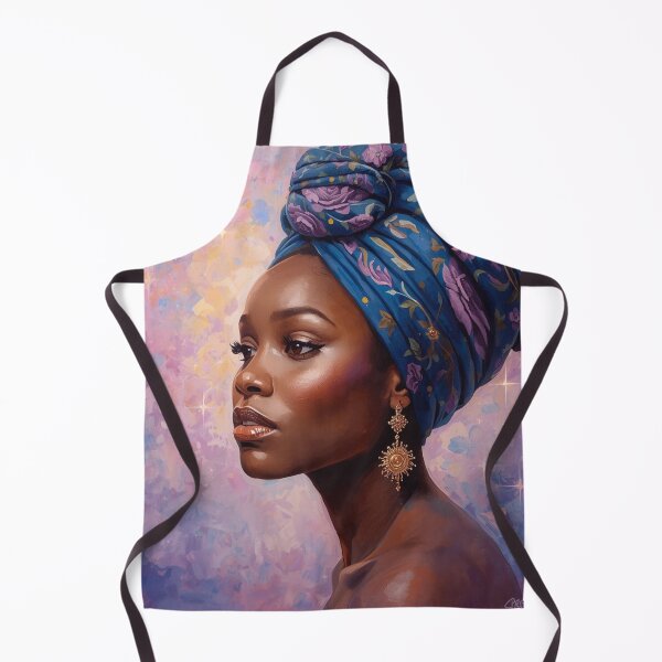 Item preview, Sacred Feminine – Spiritual Black Girl Purple Background designed and sold by mommie4444.