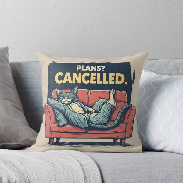 Item preview, Plans Cancelled Cat – Staying In Tonight designed and sold by Artiviose.