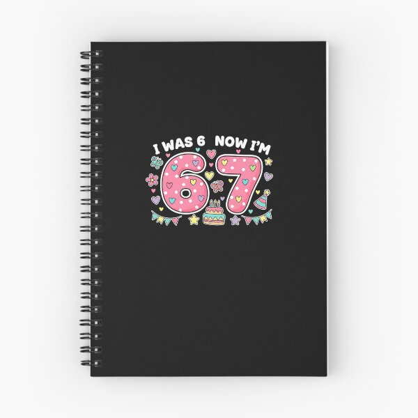 Item preview, 7 Year Old Birthday I was 6 Now I'm 7 67 Meme Girls Kids designed and sold by Intomindfood.