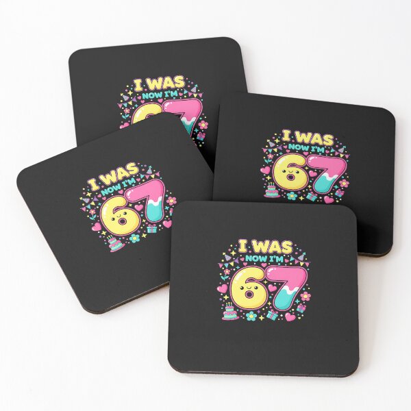 Item preview, 7 Year Old Birthday I was 6 Now I'm 7 67 Meme Girls Kids  designed and sold by Intomindfood.