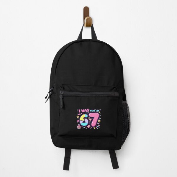 Item preview, 7 Year Old Birthday I was 6 Now I'm 7 67 Meme Girls Kids  designed and sold by Intomindfood.
