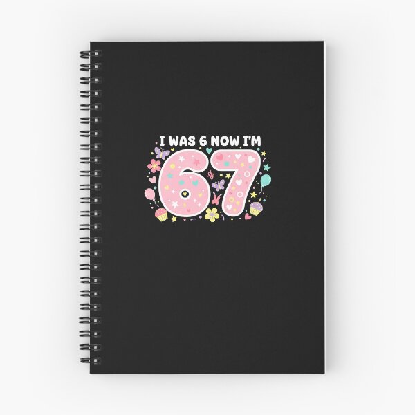 Item preview, 7 Year Old Birthday I was 6 Now I'm 7 67 Meme Girls Kids  designed and sold by Intomindfood.