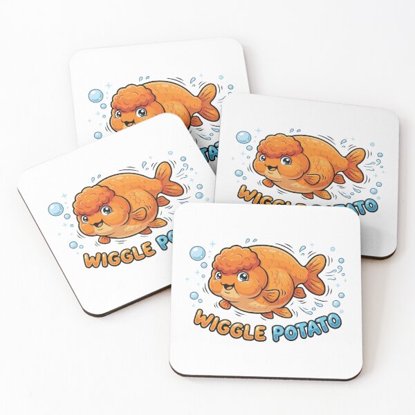 Item preview, Wiggle Potato Funny Ranchu Goldfish Meme designed and sold by Petzzz.