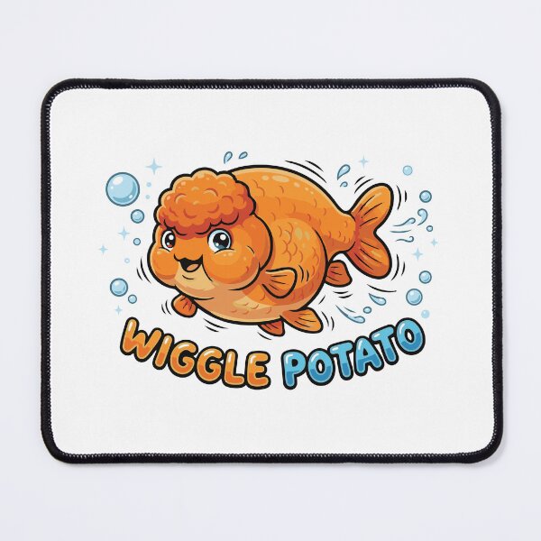 Item preview, Wiggle Potato Funny Ranchu Goldfish Meme designed and sold by Petzzz.