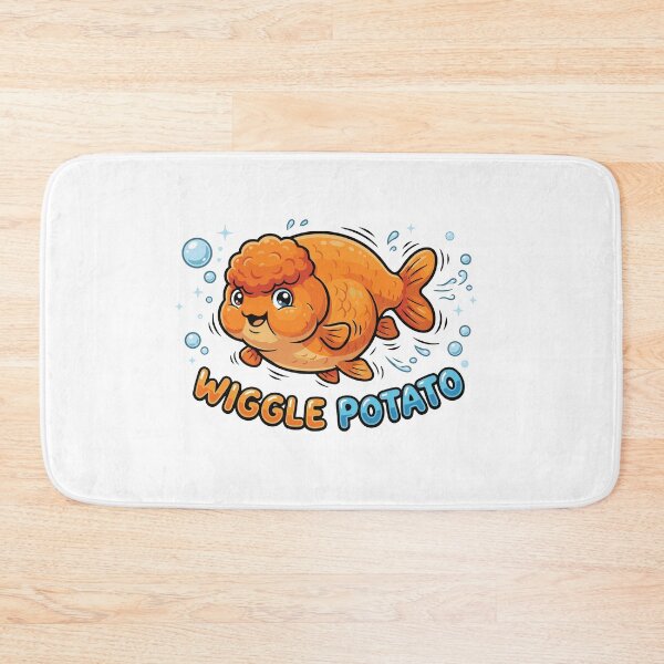 Item preview, Wiggle Potato Funny Ranchu Goldfish Meme designed and sold by Petzzz.