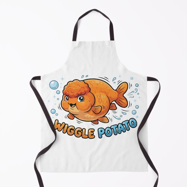 Item preview, Wiggle Potato Funny Ranchu Goldfish Meme designed and sold by Petzzz.
