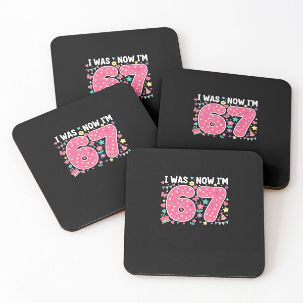 Item preview, 7 Year Old Birthday I was 6 Now I'm 7 67 Meme Girls Kids designed and sold by Intomindfood.