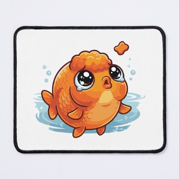 Item preview, Begging For Flakes Cute Ranchu Goldfish designed and sold by Petzzz.