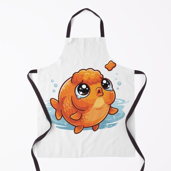 Item preview, Begging For Flakes Cute Ranchu Goldfish designed and sold by Petzzz.