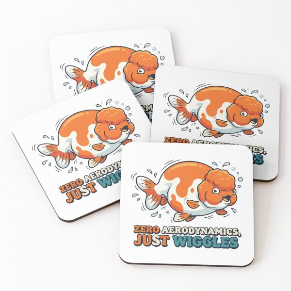 Item preview, Zero Aerodynamics Just Wiggles Ranchu Goldfish designed and sold by Petzzz.