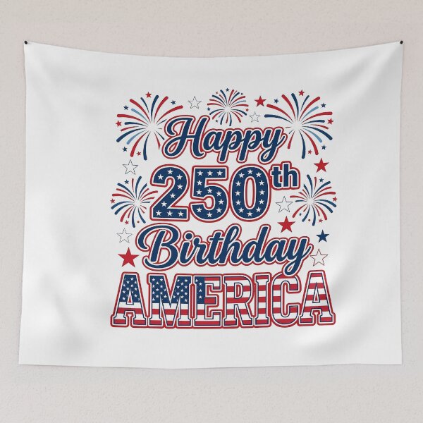 Item preview, Happy 250th Birthday America Fireworks Anniversary designed and sold by LiviuGligoros.