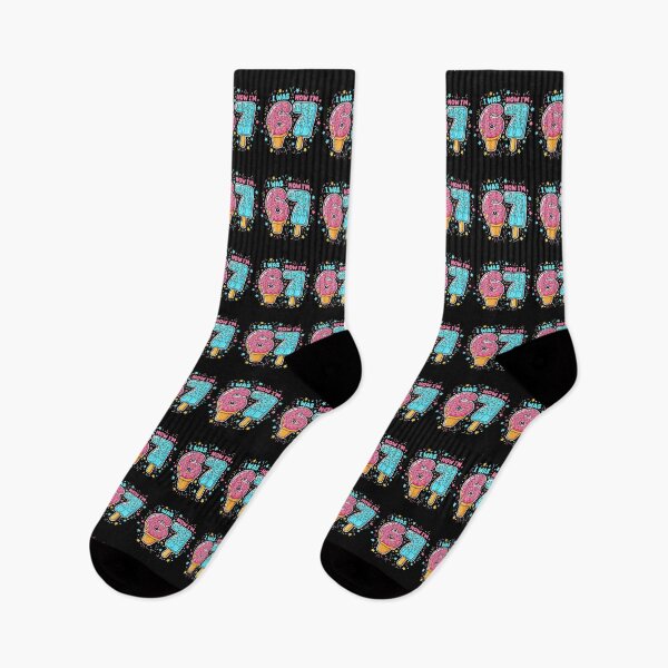 Item preview, 7 Year Old Birthday I was 6 Now I'm 7 67 Meme Boys Girls  designed and sold by Intomindfood.