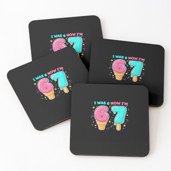 Item preview, 7 Year Old Birthday I was 6 Now I'm 7 67 Meme  designed and sold by Intomindfood.