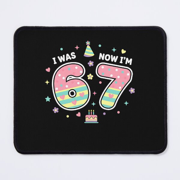 Item preview, 7 Year Old Birthday I was 6 Now I'm 7 67 Meme  designed and sold by Intomindfood.