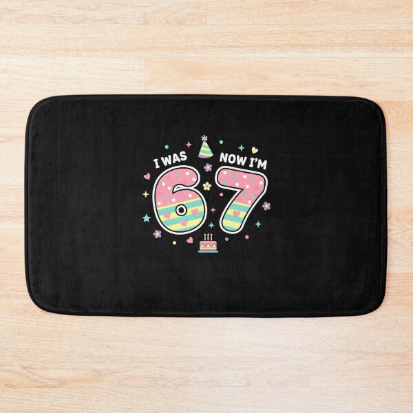 Item preview, 7 Year Old Birthday I was 6 Now I'm 7 67 Meme  designed and sold by Intomindfood.