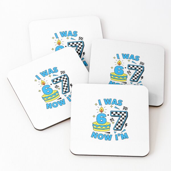 Item preview, I was 6 Now I'm 7 Year Old Birthday 67 Funny for Boys Kids designed and sold by Intomindfood.