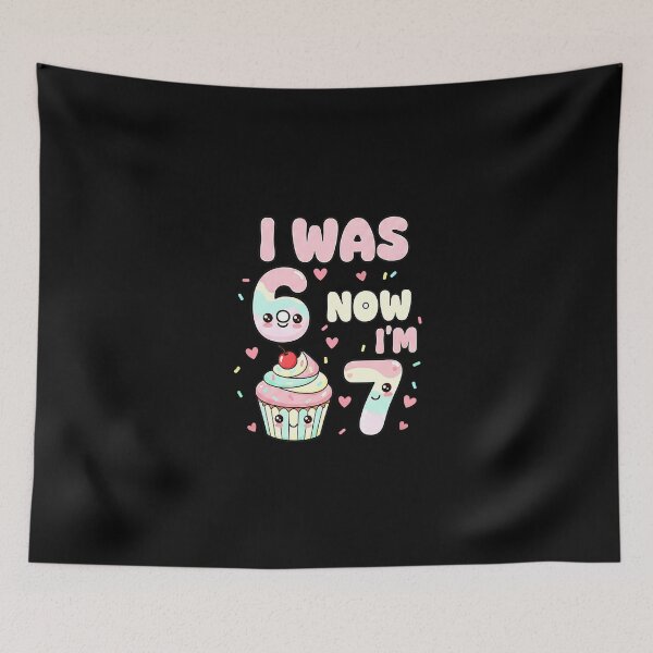 Item preview, Six Seven Meme 7 Year Old Birthday Shirt was 6 Now I'm 7 designed and sold by Intomindfood.