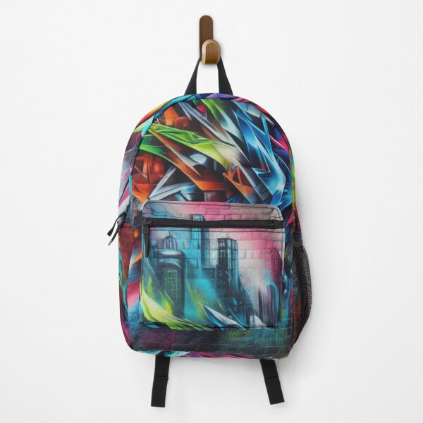 Item preview, Graffiti explosion in the city on the brick wall designed and sold by Segasprojects.