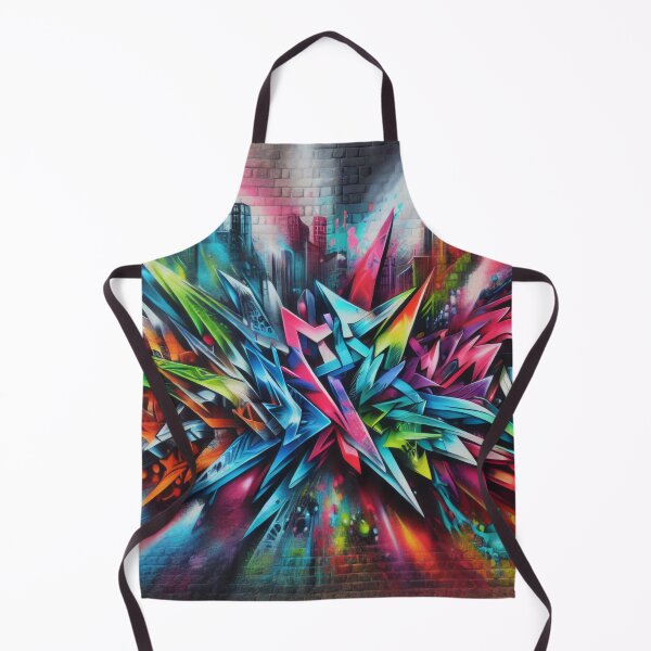 Item preview, Graffiti explosion in the city on the brick wall designed and sold by Segasprojects.