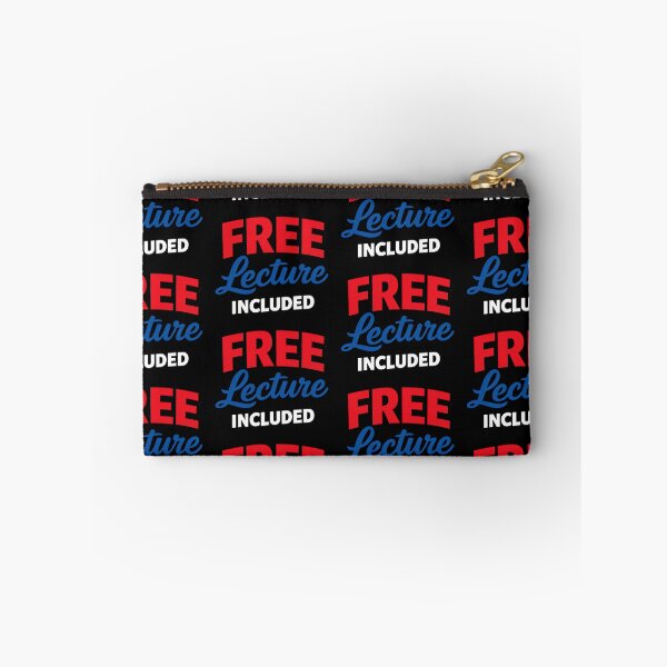 Item preview, Free Lecture Included Funny Teacher Humor Design designed and sold by TeeTimeTreasure.