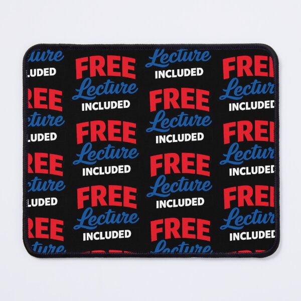 Item preview, Free Lecture Included Funny Teacher Humor Design designed and sold by TeeTimeTreasure.