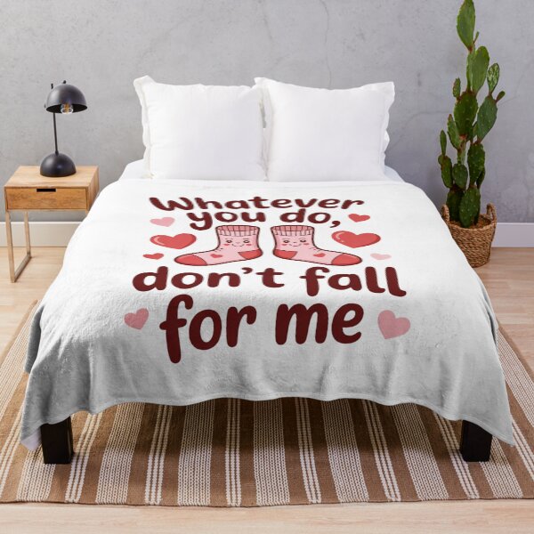 Item preview, Whatever You Do, Don't Fall For Me Funny Pun Relationship Humor designed and sold by CORJIDOG-ART.
