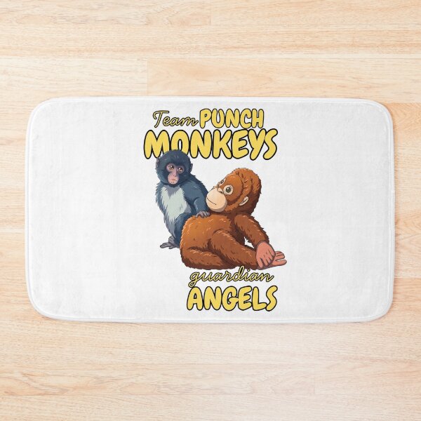 Item preview, Cute Monkey Guardian Angels T-Shirt – Funny Anime Primate Duo Best Friends Tee – Kawaii Monkey Gift designed and sold by marcopoloirl.