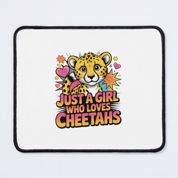 Item preview, Just A Girl Who Loves Cheetahs Big Cat Lover Wildlife Enthusiast designed and sold by CORJIDOG-ART.