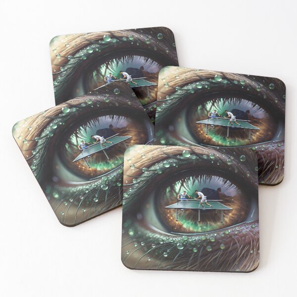 Item preview, Eye on the Game Ping Pong T-Shirt - Surreal Table Tennis Macro Art designed and sold by OhMyPingCo.