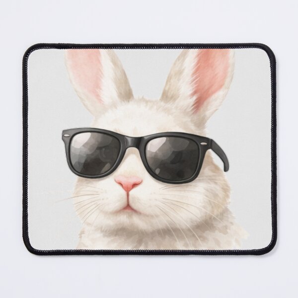 Item preview, Cool Bunny with Black Sunglasses designed and sold by ByJuju.