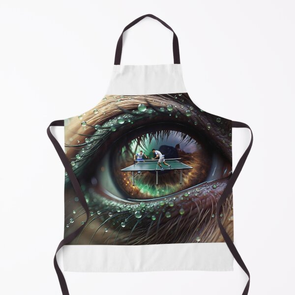 Item preview, Eye on the Game Ping Pong T-Shirt - Surreal Table Tennis Macro Art designed and sold by OhMyPingCo.