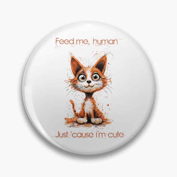 Item preview, Feed Me Human Cat designed and sold by caracatita75.