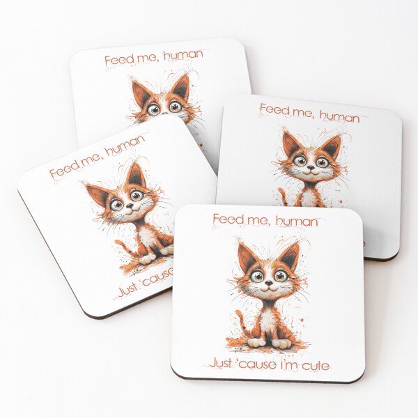 Item preview, Feed Me Human Cat designed and sold by caracatita75.