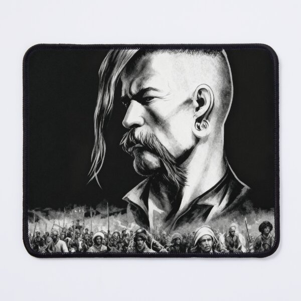 Item preview, Fierce Cossack Warrior Leading the Horde designed and sold by KozakWarrior.