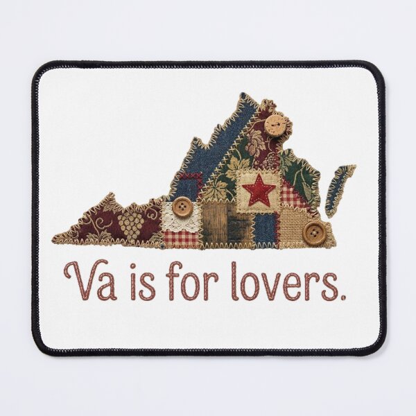 Item preview, Virginia is for lovers Patchwork designed and sold by Buck33wheat.