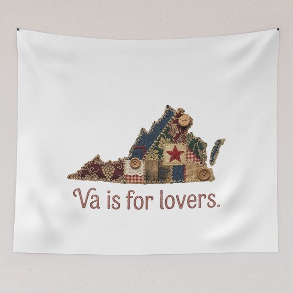 Item preview, Virginia is for lovers Patchwork designed and sold by Buck33wheat.