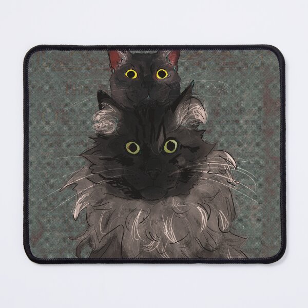 Item preview, Black cat stack atop black cat designed and sold by LesbianMastermind.