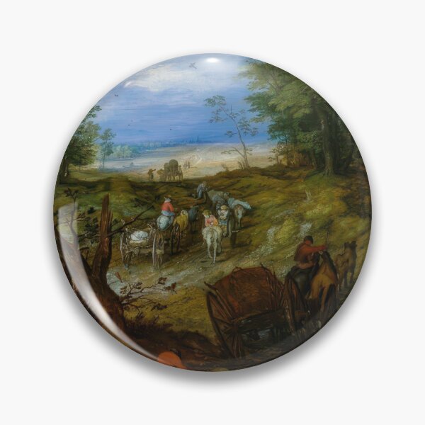 Item preview, Jan Brueghel The Elder Woodland Road Art Print designed and sold by TheSoulOfArt.