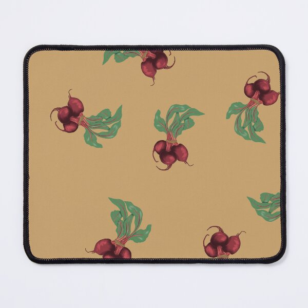 Item preview, Scattered Beetroots On Dark Mustard designed and sold by All About Playfulness by Saras Feijoo.