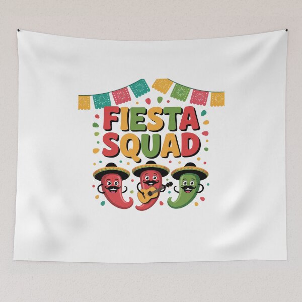 Item preview, Fiesta Squad Cinco De Mayo Mexican Celebration Group designed and sold by CORJIDOG-ART.