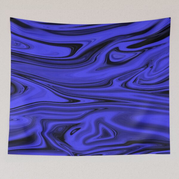 Item preview, Blue and black marbled liquid  designed and sold by Aasuti-designs.