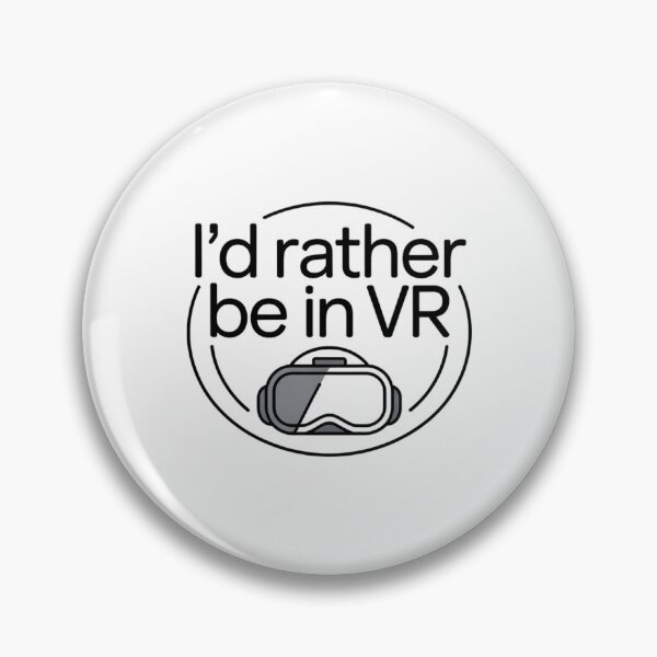 Item preview, I'd Rather Be In VR Virtual Reality Enthusiast Gamer designed and sold by CORJIDOG-ART.