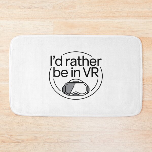 Item preview, I'd Rather Be In VR Virtual Reality Enthusiast Gamer designed and sold by CORJIDOG-ART.