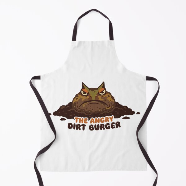 Item preview, The Angry Dirt Burger Funny Pacman Frog Meme designed and sold by Petzzz.
