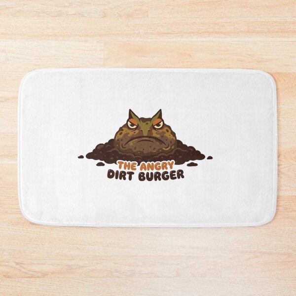 Item preview, The Angry Dirt Burger Funny Pacman Frog Meme designed and sold by Petzzz.