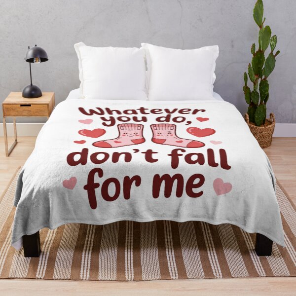 Item preview, Whatever You Do Don't Fall For Me Funny Valentine Love Relationship Humor designed and sold by CORJIDOG-ART.