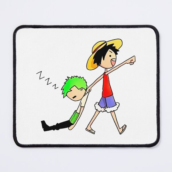 Item preview, Luffy and Zoro Straw Hat Duo designed and sold by FriskySloths.