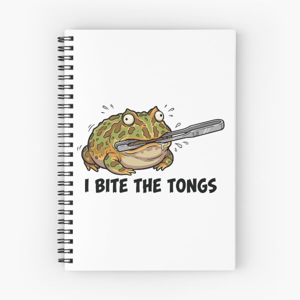 Item preview, I Bite The Tongs Aggressive Pacman Frog designed and sold by Petzzz.