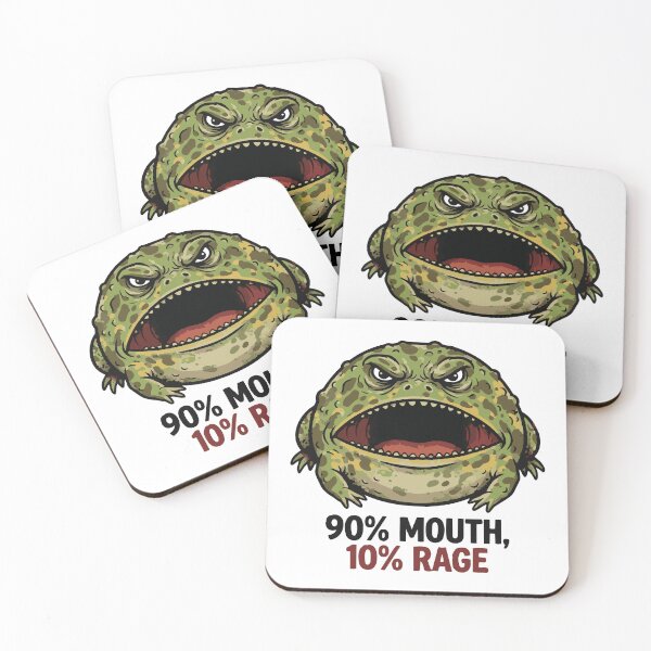 Item preview, 90 Percent Mouth 10 Percent Rage Pacman Frog designed and sold by Petzzz.